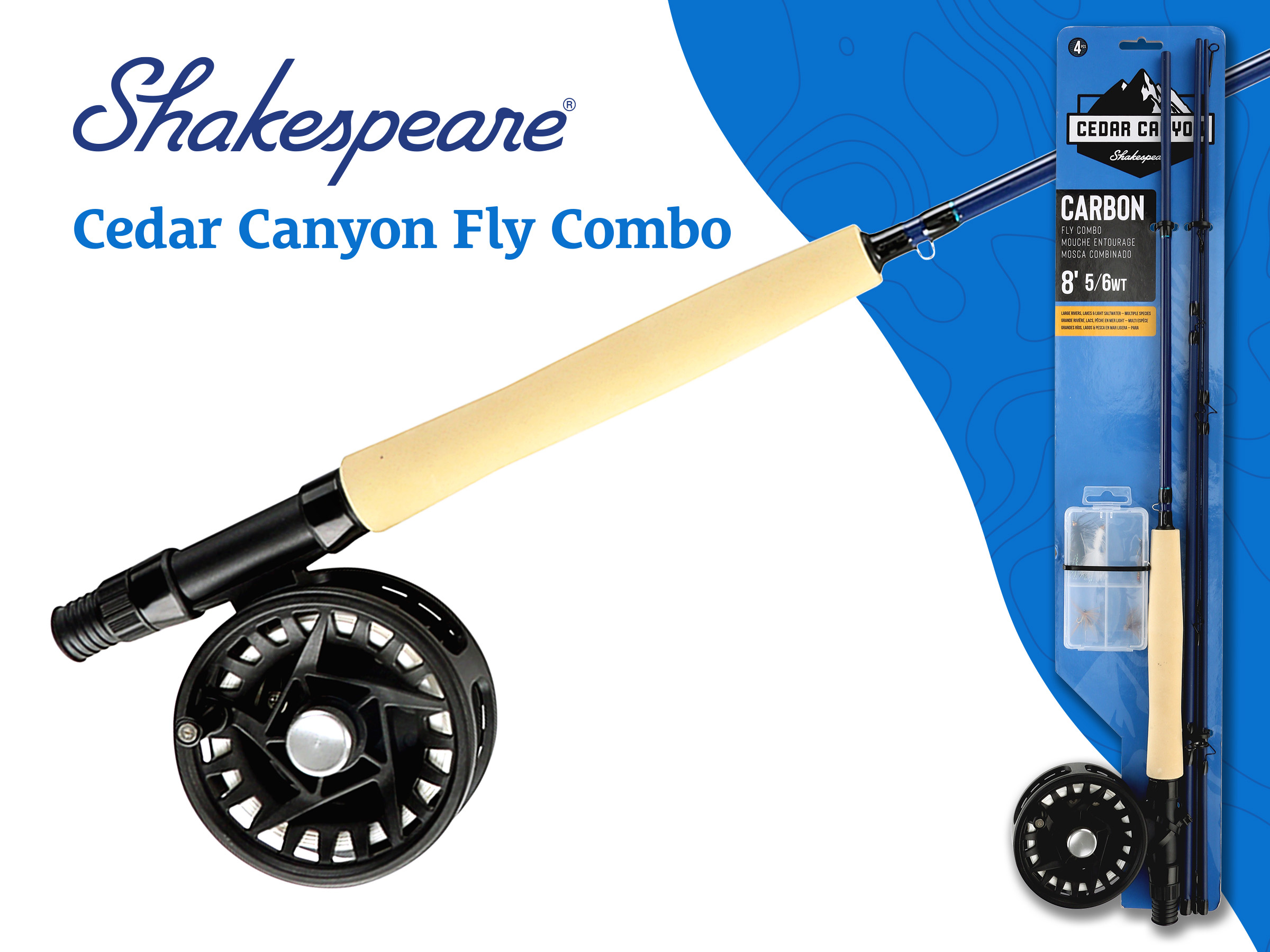 Shakespeare Cedar Canyon Fly Combo